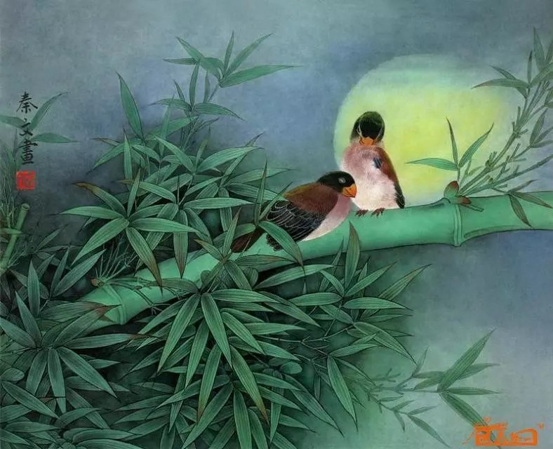 22幅國畫工筆竹子,確實(shí)美得與眾不同